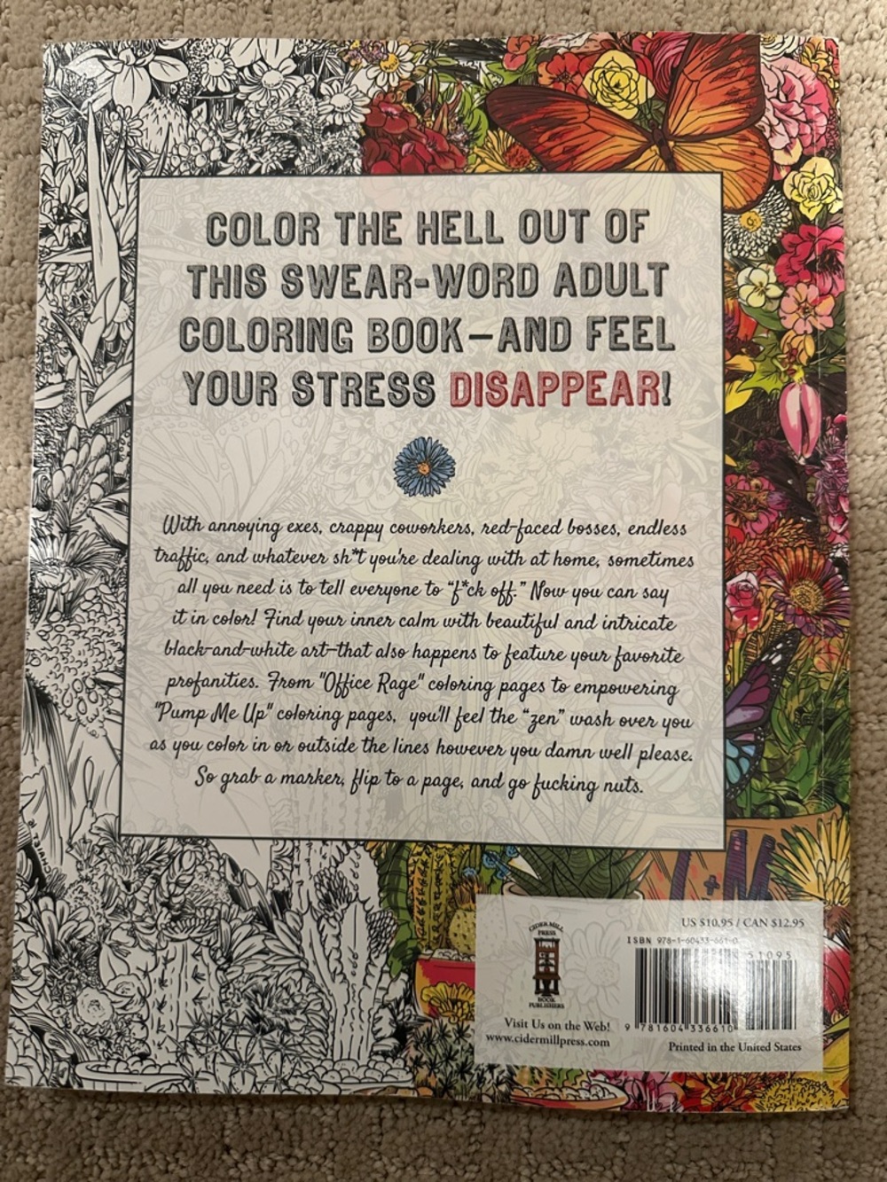 🆕 Swear Word Coloring Book - Picture 2 of 6